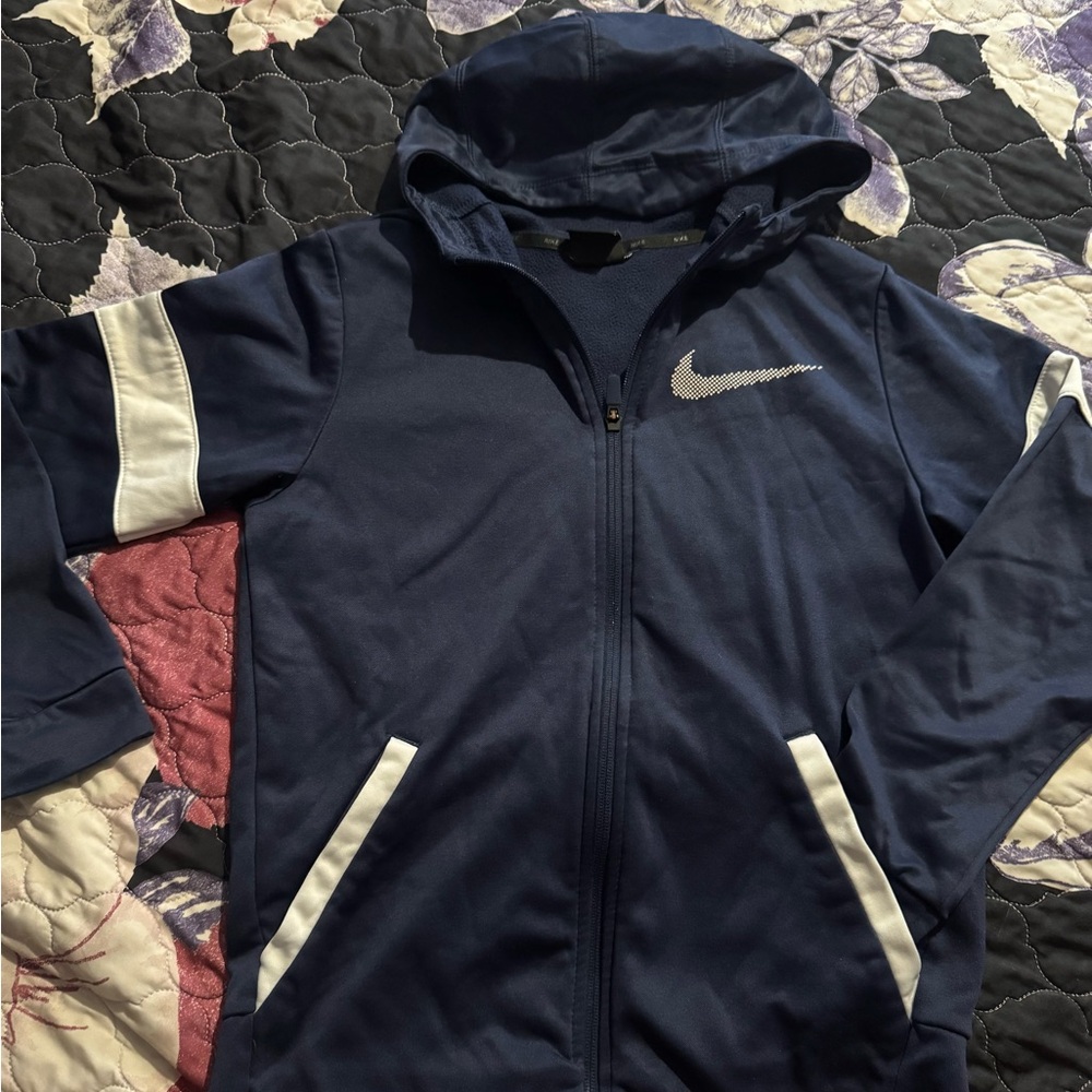 Nike Dri-FIT Dark Blue Hoodie